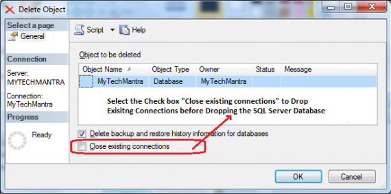 How to Drop Database in SQL Server by Closing Existing Connections ...