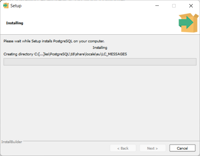 How to install PostgreSQL server step by step